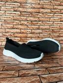 TRİKO ORTOPEDİK TABAN HAFİF KADIN BABET SİYAH thumbnail 2