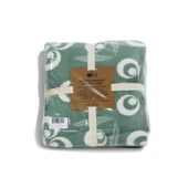 Bigghome Çintemani Yeşil Tek Kişilik Battaniye 150 x 200 cm - 6