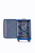Benetton Kabin Boy Kumaş Valiz Saks Mavi Bnt2800 - 4