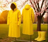 BYT Sarı Yağmurluk Çizme Seti - 2