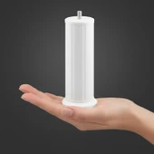 Keson 8 Adet 15 cm Beyaz Plastik Mobilya Baza Tv Ünitesi Yükseltme Ayağı Robot Süpürge Uyumlu thumbnail 6