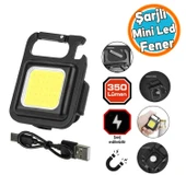 Mini Led El Feneri Anahtarlık Tipi Mıknatıslı Taşınabilir Kamp Lambası Şişe Açacağı 350 Lümen 2 Watt thumbnail 1