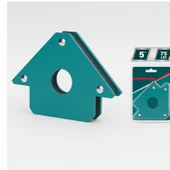 Kaynak Köşe Tutucu Manyetik 5" Mavi Güçlü Mıknatıs Kaynak Aparatı Metal Montaj Aparatı thumbnail 4