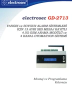 Electrosec GD-2713 Yangın ve Soygun Alarm Sistemleri - 2