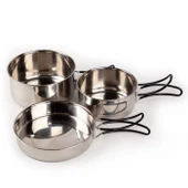 Evolite Evercamp 2-3 Kişilik Çelik Tencere Seti - 4