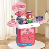 Ogi Mogi Toys Mutfak Oyun Seti 2’si 1 Arada Taşınabilir Sırt Çantası thumbnail 2