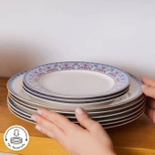 Karaca Forever Bone Melen 24 Parça 6 Kişilik Yemek Takımı thumbnail 6