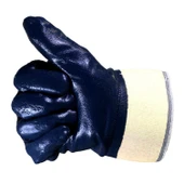 Petrolcü İş Eldiveni  Nitril Kaplı Kalın Koruma İnşaat Sanayi El Eldiven XL (1 ÇİFT) 10 Numara thumbnail 3