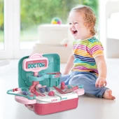 Ogi Mogi Toys Doktor Oyun Seti Eğitici 2’si 1 Arada Sırt Çantası thumbnail 7