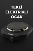 Bayersan Tek Gözlü Elektrikli Ocak Pleytli, 1500W, Taşınabilir Set Üstü thumbnail 3