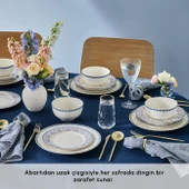 Karaca Forever Bone Melen 24 Parça 6 Kişilik Yemek Takımı thumbnail 4