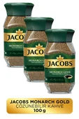 Jacobs Monarch Gold Cam Kavanoz Granül Kahve 100 gr X 3 Adet thumbnail 1