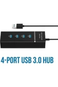 Süper Hızlı 4 Port USB 3.0 Hub Çoklayıcı (5Gbps Veri Aktarımı) thumbnail 3