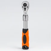 Uzayabilir Cırcır Kolu 72 Diş 1/4 İnç Lokma Anahtarı Çelik Profesyonel Yüksek Tork İnce Yapı - 1