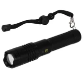 El Feneri P50  Şarjlı Pilli Led Işıldak Kamp Lambası Gece 800 metre Uzun Menzil Aydınlatma Beyaz Işık thumbnail 1