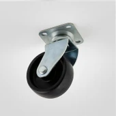 Tablalı Dönerli Koltuk Mobilya Tekerleği 50 MM Siyah Renk Dayanıklı Yük Taşıma Sanayi Tekeri thumbnail 1