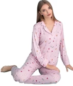 Auroray Notte Kadın Pijama Takımı Yumuşak ve Rahat Ev Giyim S/2XL thumbnail 1
