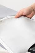 Porsima Isıya Dayanıklı 100% Pamuk Süngerli Ütü Masası Kılıfı - Buharlı Ütüleme Uyumlu 120x40cm thumbnail 3