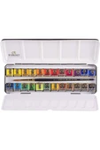 Rembrandt Watercolour Box 24'lü Tablet Sulu Boya Seti Metal Kutulu / 05838624 thumbnail 2