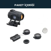 Vector Optics Maverick-IV 1x20 Mini Reflex Sight MIL RUBBER SIYAH - 4