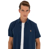 Pamuklu Regular Fit Kısa Kollu Gömlek Erkek GÖMLEK G081GL0041829502 thumbnail 6