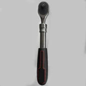 Uzatmalı Cırcır Kolu 72 Diş 3/8" Profesyonel Lokma Kol Uzatma Mekanizmalı Dayanıklı El Aleti - 5