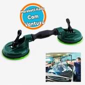 Plastik Çiftli Vantuz Cam Vakumlu Fayans Ahşap Tutucu Taşıma Araba Kaporta Göcük 2'li Çektirme thumbnail 1