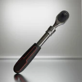 Uzatmalı Cırcır Kolu 72 Diş 3/8" Profesyonel Lokma Kol Uzatma Mekanizmalı Dayanıklı El Aleti - 1