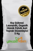 Kış Gübresi Leonardit, Organik Humik Fulvik Asit Toprak Düzenleyici Taban Gübresi 5 Kg - 1