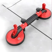 Çektirmeli Çift Kollu Vantuz Cam Fayans Granit Birleştirme Ayarlama Hizalama Düzeltme Aparatı Yatay thumbnail 6