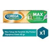 Corega Max Tutuş Ferahlatıcı Protez Yapıştırıcı Krem 40 g – Güçlü, Uzun Süreli ve Nefes Tazeleyen Sabitleme thumbnail 2