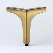 Dekor 17 cm Antik Metal Mobilya Ayağı Sağlam Tasarım Sehpa Masa Koltuk TV Ünitesi Modern Destek Ayak thumbnail 1