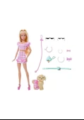 Barbie Uyumlu Dostlar Sarı Saçlı Bebek ve Köpekçiği JFP35 JFP36 Lisanslı Ürün thumbnail 5