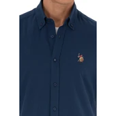 Pamuklu Regular Fit Kısa Kollu Gömlek Erkek GÖMLEK G081GL0041829502 thumbnail 11