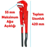 Boru Anahtarı Maşalı Boru Anahtarı 1.5" 55 mm - 2