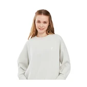 Soft Touch W Crew Neck Sweatshirt Kadın Gri Sweatshirt S241001-035 thumbnail 3