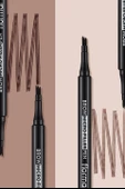 Flormar Brow Micro Filler Tarayıcı Keçe Uçlu Kaş Kalemi 004 DEEP BROWN - 5