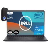 Dell Inspiron 15 3520 Intel Core I5-1235U 12 GB Ram 256GB SSD 15.6 Inç Fhd 120Hz IPS WIN11 Pro + Elektropasaj Çanta - 1