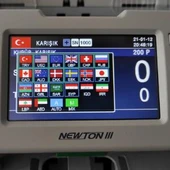Kisan Newton 3-V Çift Cıslı Karışık Banknot Sayma Makinesi 20 Ülke Parası - 5