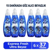 Omo Express Fresh Ultra Beyaz Sıvı Çamaşır Deterjanı 1480 Ml x 6 Adet thumbnail 1