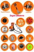 Yeni Nesil Ultra Profesyonel Set Özel Sırt Tırpan + Çapalama Seti + Zeytin Toplama 16 Parça Full Set thumbnail 2