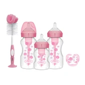 Dr.brown's Geniş Ağız Anti Kolik Options+ Pp Biberon Hediye Seti Pembe - 1