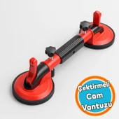 Çektirmeli Çift Kollu Vantuz Cam Fayans Granit Birleştirme Ayarlama Hizalama Düzeltme Aparatı Yatay thumbnail 1