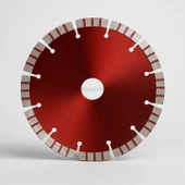 Turbo Kanallı Elmas Kesme Diski Avuç Taşlama Seramik Beton Granit Tuğla Blok İçin Uygun 180 mm 18 cm thumbnail 1