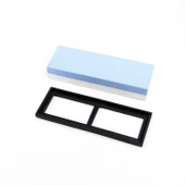 Çift Taraflı El Taşlama Profesyonel Bıçak El Aletleri Makas Şef Biley Bileme Taşı 1000/6000 Grit Kum thumbnail 5