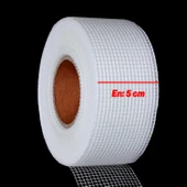 90 Metre Yapışkanlı Derz Bandı İç Dış Cephe Sıva Filesi 5 cm Tamir Sıvası Yalıtım Montalama Bant thumbnail 3