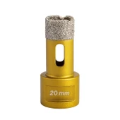 Granit Seramik Mermer Fayans Delme Ucu 20 mm Elmas Kaplama Matkap Uyumlu Dayanıklı Kaliteli Kesici thumbnail 1