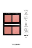 Pastel Duo Blush Set Cheek To Cheek - İkili Allık Seti 10 Hot Pink - 2