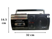 Nostalji Tasarımlı Kaset Ve Müzik Çalar Knstar M-70BT Bluetooth + USB + Sd + Fm Radyo Kaset Çalar - 1