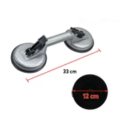 Çiftli Vakumlu Alüminyum Cam Vantuzu Fayans Ahşap Metal Tutucu Taşıma Araba Kaporta Göcük Çektirme thumbnail 2